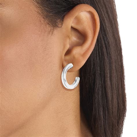 calvin klein hoop earrings